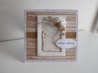 Kartka na Ślub ręcznie robiona