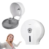 POJEMNIK DOZOWNIK PODAJNIK RĘCZNIKI PAPIEROWE BIAŁY NAŚCIENNY Z ATESTEM PZH