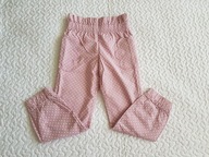 Cool Club spodnie różowe w kropeczki nowe roz 122-128