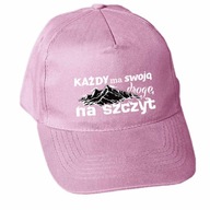 Czapka z daszkiem dla miłośników gór KAŻDY MA SWOJĄ DROGĘ NA SZCZYT