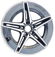 Idealna szara felga mercedes amg 8.5" 18" et52 5x112 A206011800 aluminiowa