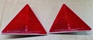 GAZ 704 69 51 63 UAZ ZIŁ ZIS ODBLASKI PRZYCZEPA CZERWONE KOMPLET 2 SZTUKI