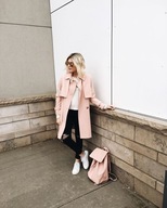 34 XS 36 S Topshop płaszcz prochowiec krótki trencz pudrowy róż nowy