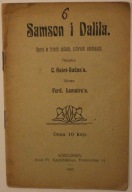 OPERA - Samson i Dalila WARSZAWA 1903