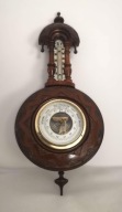 SYGNOWANY, ZABYTKOWY BAROMETR KOLEKCJONERSKI - RARYTAS!