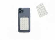 Uchwyt Silikonowy Przyssawki do Telefonu TikTok Etui Case Holder Biały