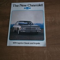Chevrolet Caprice Classic and Impala 1979 USA