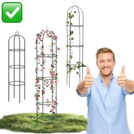 PERGOLA OGRODOWA METALOWA WIOSENNA LETNIA MOCNA 190x40x40 cm | GARDENLINE