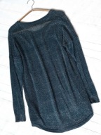 Lejący sweter z metaliczną nitką Oasis 34 36 na Sylwestra (601)