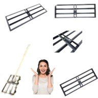 RĘCZNY NIWELATOR TERENU DO TRAWNIKA PIASKOWANIA METALOWY GRABIE OGRODOWE