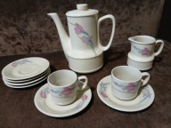 TUŁOWICE BETTY IRYSY SERWIS DO KAWY DUO DLA DWOJGA PORCELIT lata 70 PRL