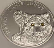 19A. Wilki Białoruś 20 rubli NGC PF 70 ULTRA CAMEO 2007 rok