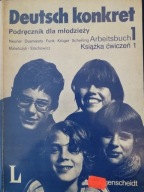 DEUTSCH KONKRET, książka ćwiczeń Arbeitsbuch 1