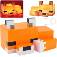 LAMPKA NOCNA MINECRAFT FOX LED DO POKOJU DZIECKA ŁADOWANIE USB 17.5×10×11CM