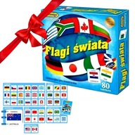Gra planszowa PL_Flagi świata memory_PL Adamigo