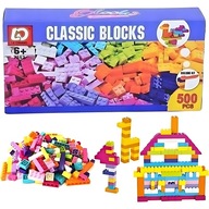 KLOCKI KONSTRUKCYJNE CLASSIC BLOCKS 500 EL. KOLOROWE ZESTAW DLA DZIECI