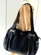 CROMIA ŚREDNIA NA RAMIĘ SKÓRA NATURALNA CZARNA