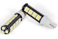 POSTOJÓWKI LED W5W 3 SMD 3528 + 12 SMD 5050 BIAŁE
