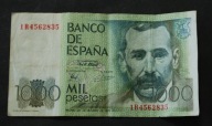 Hiszpania - banknot - 1000 Peset 1979 rok