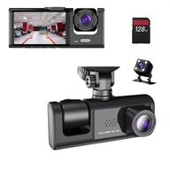 KAMERA SAMOCHODOWA WIDEOREJESTRATOR 3w1 COFANIA 1080P 128 GB QR
