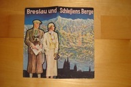 Breslau - Wrocław - plan miasta + panorama gór śląskich - 1937 r.