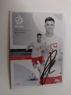 Karta topps autograf Polska Krzysztof Piątek PZPN 2024