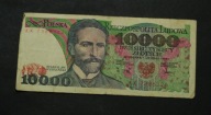 Polska - banknot - 10000 Złotych 1988 rok Seria AK