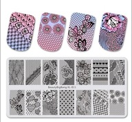 BBB XL-015 Płytka blaszka do stempli do paznokci