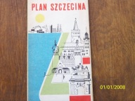 Plan Szczecina mapa Praca zbiorowa 1969r.