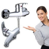 MAIBANG BATERIA PRYSZNICOWA ŁAZIENKOWA ŚCIENNA CHROM JEDNOUCHWYTOWA P01005