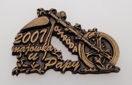 Znaczek, odznaka, blacha zlotowa, motocyklowa No.2193