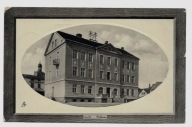 GRODZISK Wielkopolski Rynek Cafe 1914r. WYTŁACZANA d877