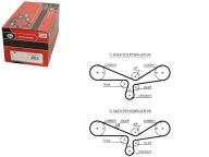 GATES PASEK ROZRZĄDU GAT, 5493XS 253X30