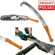 RĘCZNA PIŁA Z HAKIEM OGRODOWA DO DREWNA GAŁĘZI OGRODNICZA V-SERES BRADAS