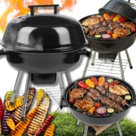 GRILL OGRODOWY WĘGLOWY Z POKRYWĄ ZAMYKANY POPIELNIK FIELDMANN FZG 1103B