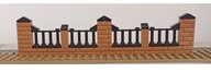 LEGO Ogrodzenie 4 przęsła (wersja 1) kolor Nugatowy