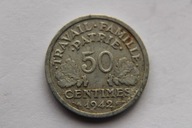 50 CENTIMES 1942 R. FRANCJA - BK31