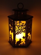 Lampion Ozdoba na świece LED Koty