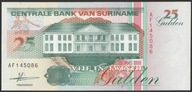 Surinam 25 guldenów 1991 - AF - stan bankowy UNC