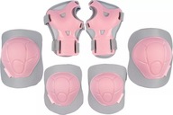 OCHRANIACZE NA ROLKI NIJDAM ZESTAW NA KOLANA ŁOKCIE ROWER DLA DZIECI 3W1 S