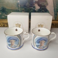 Kubek Queen Mother 100 Urodziny Royal Crown Duchy FBC + Pudełko Idealny