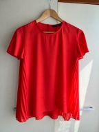 36 S Atmosphere koralowa bluzka z krótkim rękawem luźny fason