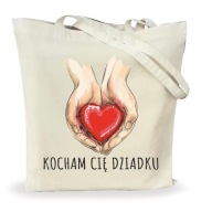 Torba eko bawełniana zakupy - Twój napis