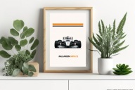 PLAKAT MCLAREN MP4/13 F1 FORMULA 1 GP BOLID WYŚCIGOWY PLAKAT A3 DRUK