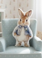 Maskotka kształtka przytulanka, 30cm królik Piotruś