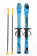 Narty 90 cm dla dzieci KIJKI wiązania na BUTY pierwsze kroki dziecięce PL