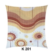 Poszewka z kory 40x40 jasiek z bawełny gofrowanej K 201 fale żółte