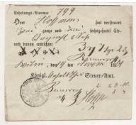 BERLIN -THOR(Toruń?) -dokument -1861 rok