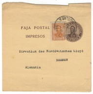 Argentyna 1912 Opaska gazetowa 2 centavos znaczek generał niepodległość Nie