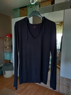 BLUZA BLUZKA CALMIA S CZARNA Z KAPTUREM